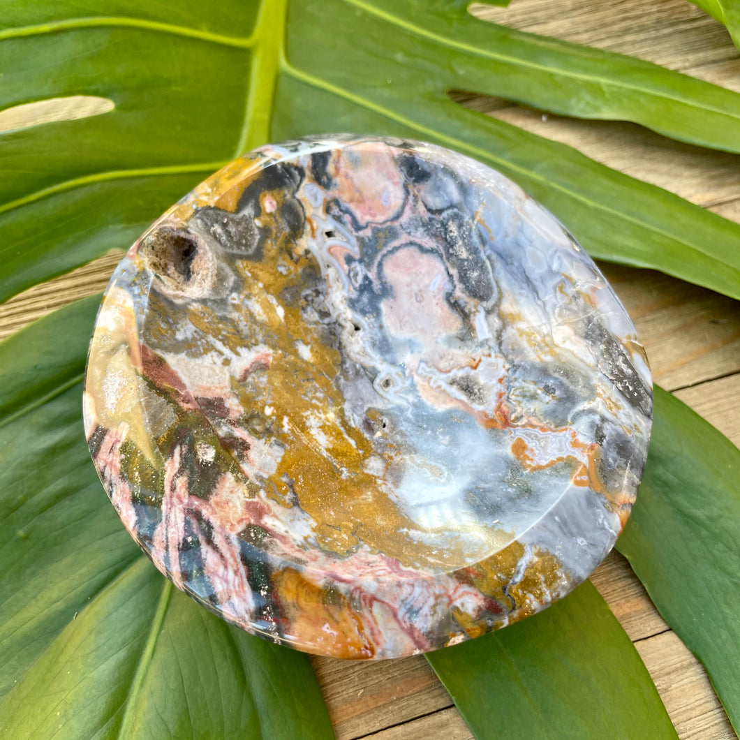 Ocean Jasper Bowl - Peace + Tranquility