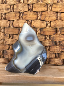 Orca Agate Flame - Stabilizing + Protective