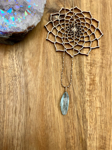 Aquamarine Fish Necklace - Flow + Express