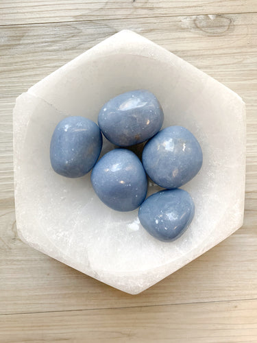 Angelite Tumbled Stone