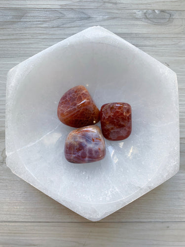 Fire Agate Tumbled Stone