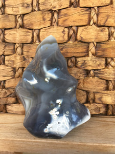 Orca Agate Flame - Stabilizing + Protective