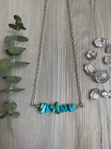 Turquoise Horizon Necklace - Harmony + Communication