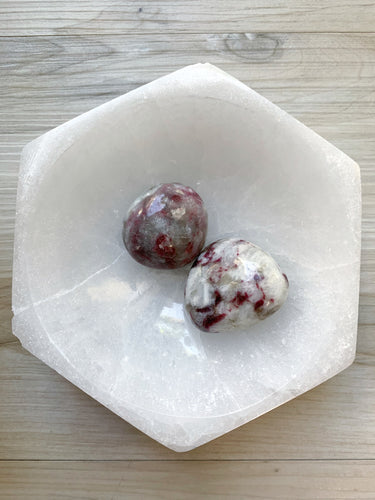 Ruby in Matrix Tumbled Stone