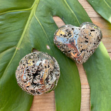 Load image into Gallery viewer, Pyrite Heart - Personal Growth &amp; Success