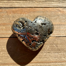 Load image into Gallery viewer, Pyrite Heart - Personal Growth &amp; Success